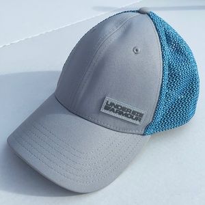 UNDER ARMOUR BLUE/ GRAY TRUCKER HAT